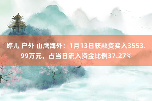婷儿 户外 山鹰海外：1月13日获融资买入3553.99万元，占当日流入资金比例37.27%